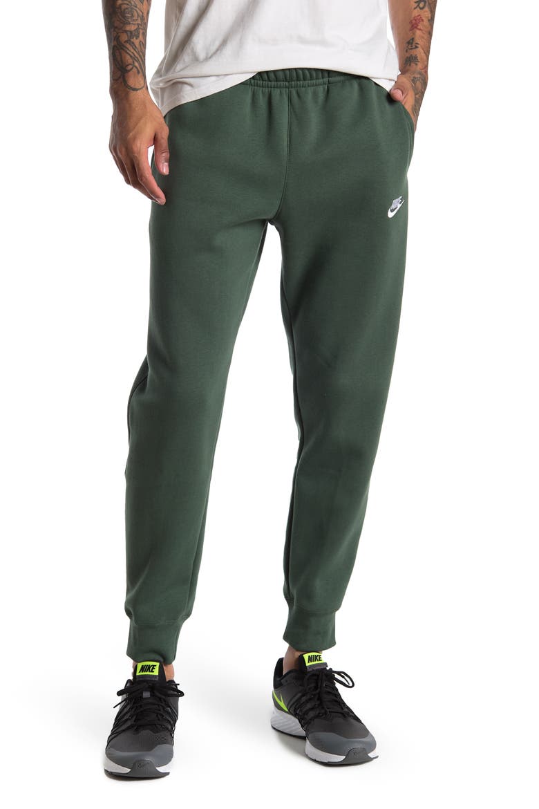 Sportswear Club Pocket Fleece Joggers, Main, color, GLCTJD/WHITE