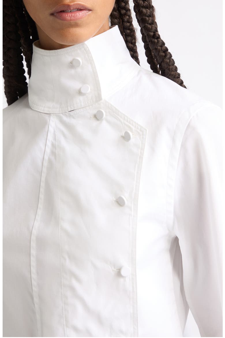 Asymmetrical Front Shirt, Alternate, color, WHITE