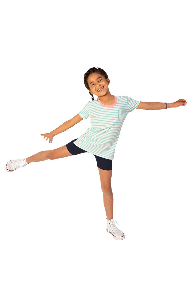 Organic Cotton GIrls Bike Shorts 3-pk, Alternate, color, Black, White, Heather Gray