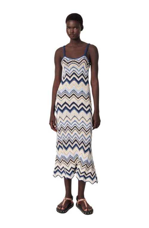 Maje Crochet-knit Maxi Dress