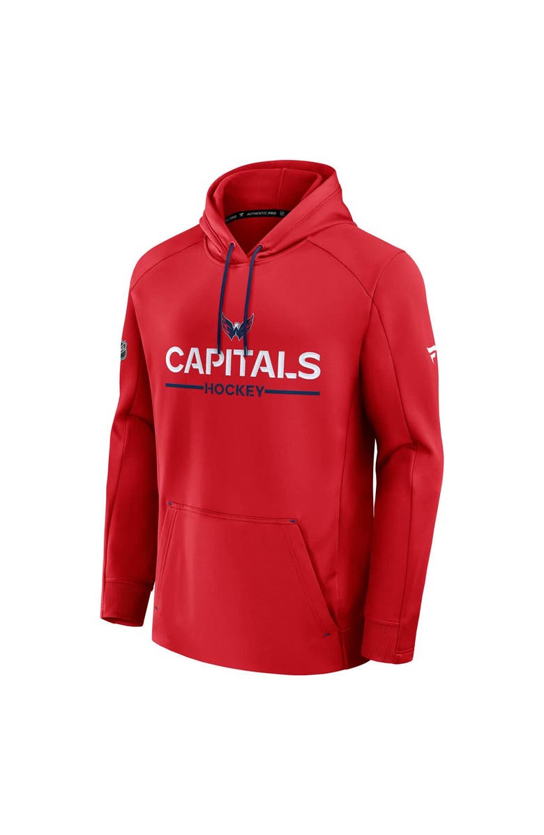 FANATICS Men
s Fanatics Red Washington Capitals Authentic Pro Rink Hoodie, Alternate, color, Red