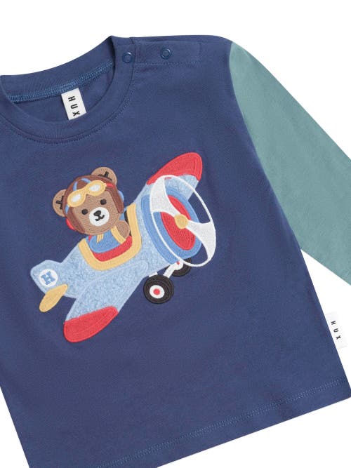 Huxbaby Aviator Huxbear Longsleeve Top In Multi