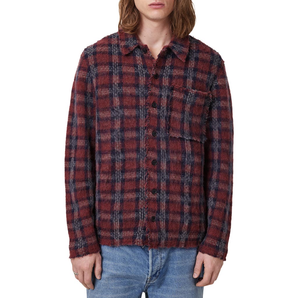 ALLSAINTS ALLSAINTS AUSTIN PLAID CARDIGAN