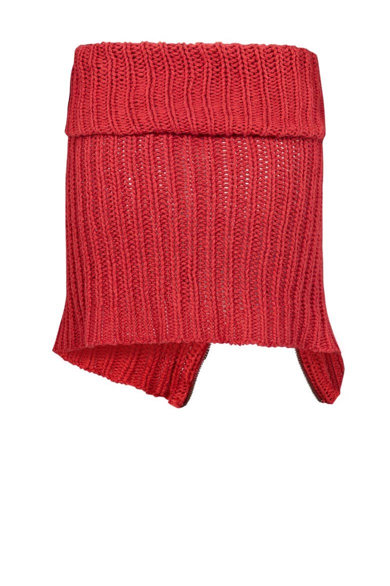 Cashmere Blend Your *Itch Zipped Knit Skirt, Alternate, color, Red