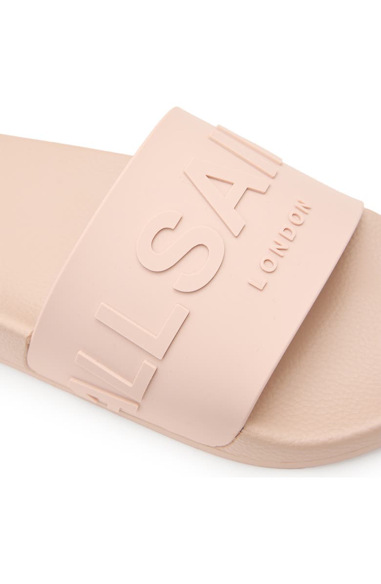 AllSaints Biggy Slide Sandal, Alternate, color, Rose Dust Pink