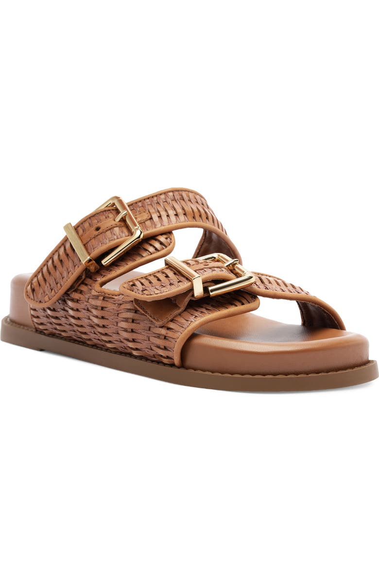 Schutz Naomi Slide Sandal, Main, color, Miele