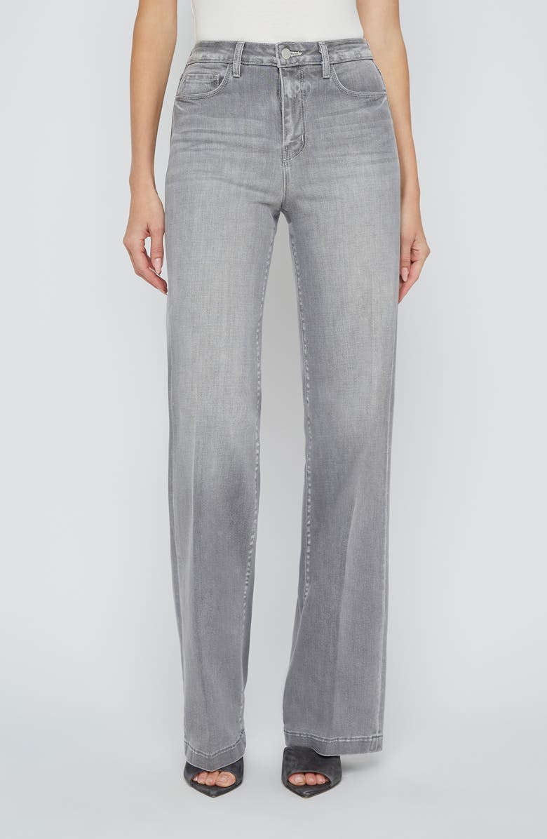 L'AGENCE Clayton High Waist Wide Leg Jeans, Main, color, 
