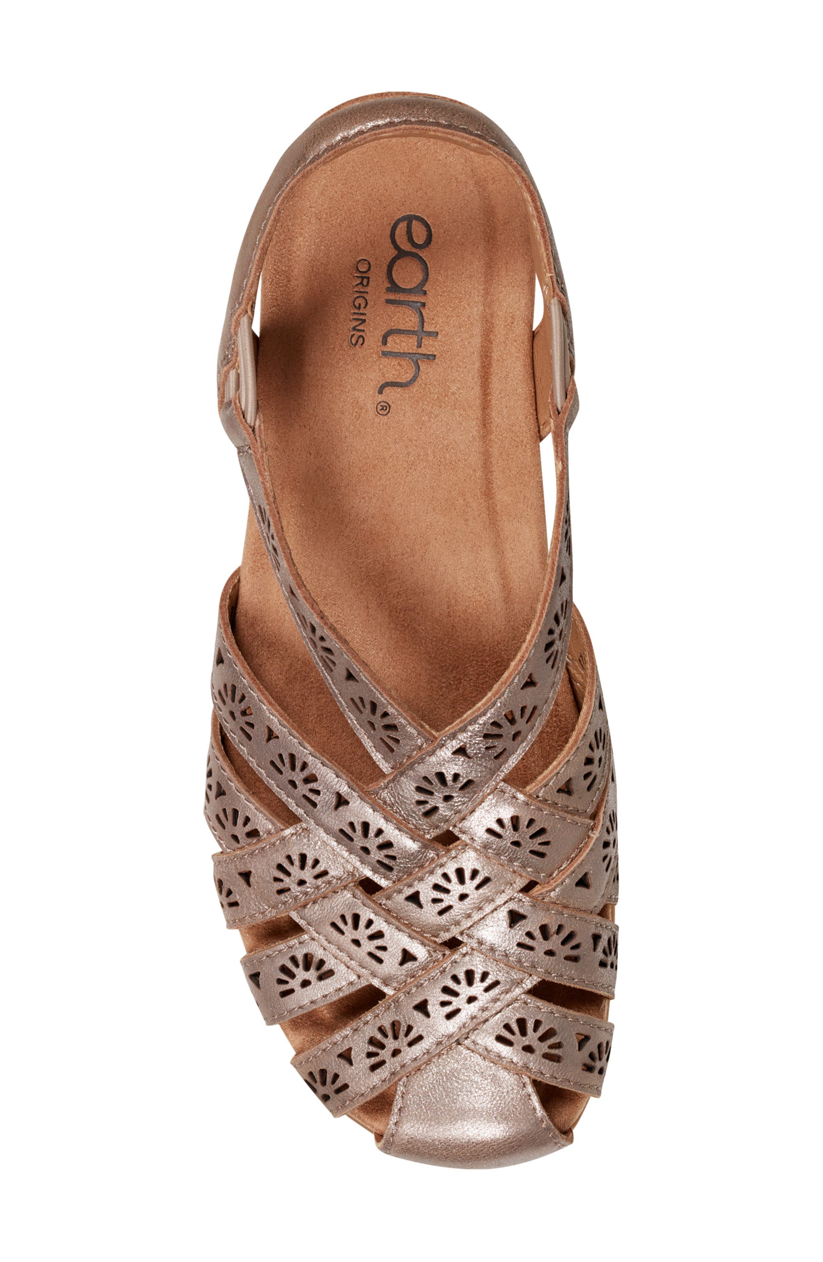 Briel Lasercut Sandal, Alternate, color, CHAMPAGNE
