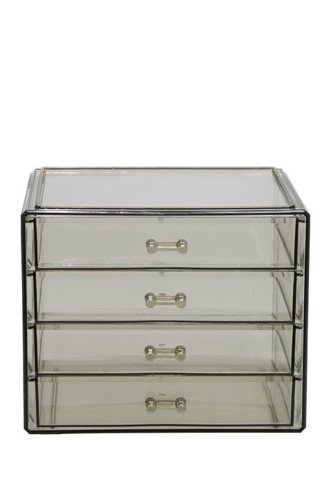 Pink Makeup & Jewelry Storage Case Display