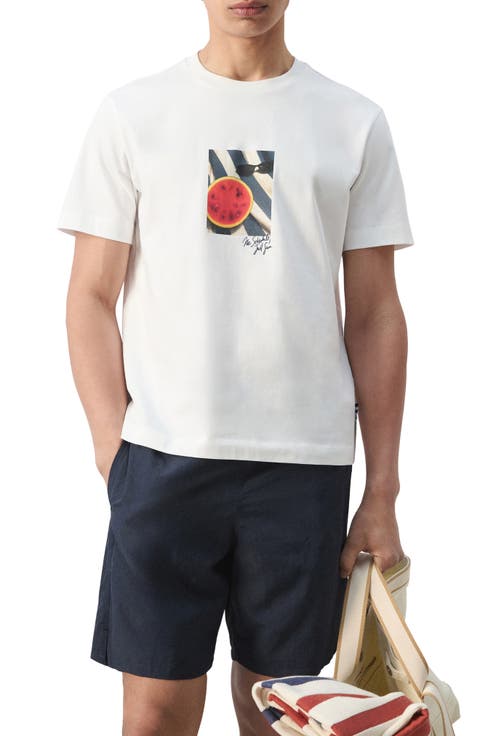 Watermelon Cotton Graphic T-Shirt