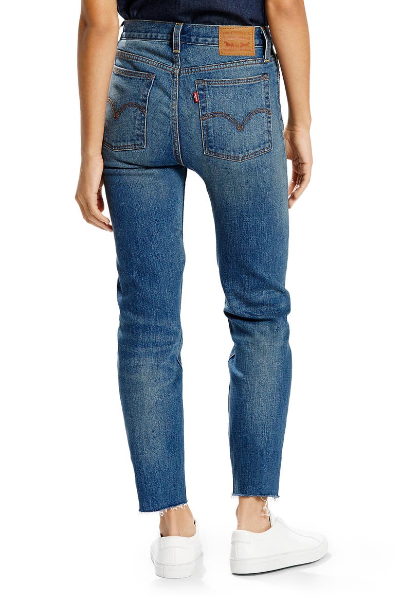 Levi's® Wedgie High Waist Straight Jeans, Alternate, color, CLASSIC TINT