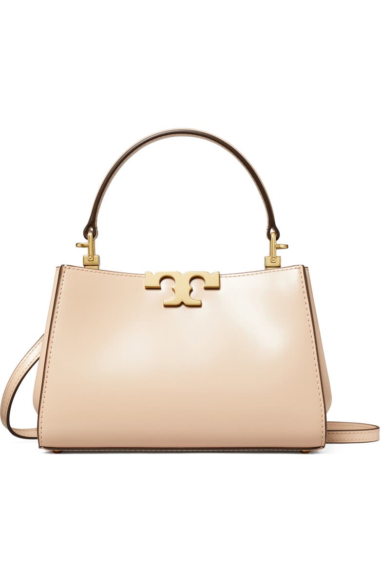 Tory Burch Mini Eleanor Spazzolato Leather Satchel, Main, color,