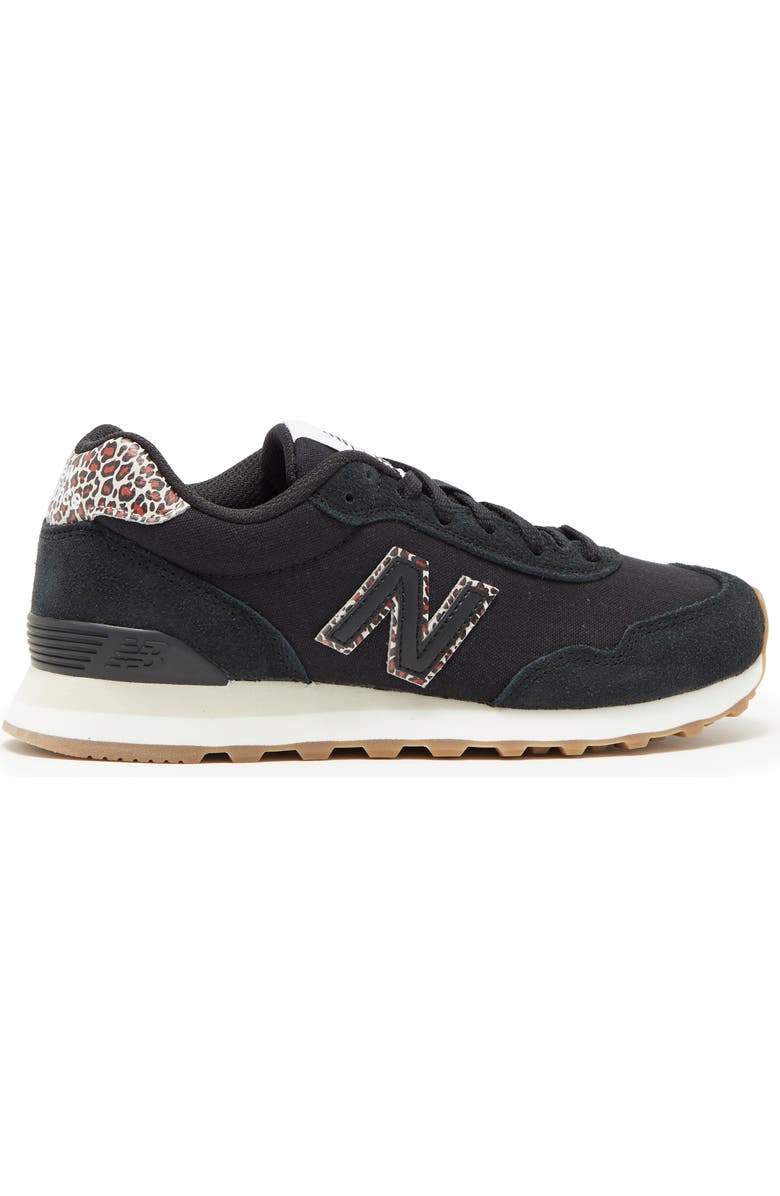 New Balance 515 Suede Sneaker, Alternate, color, Black/ Mahogany