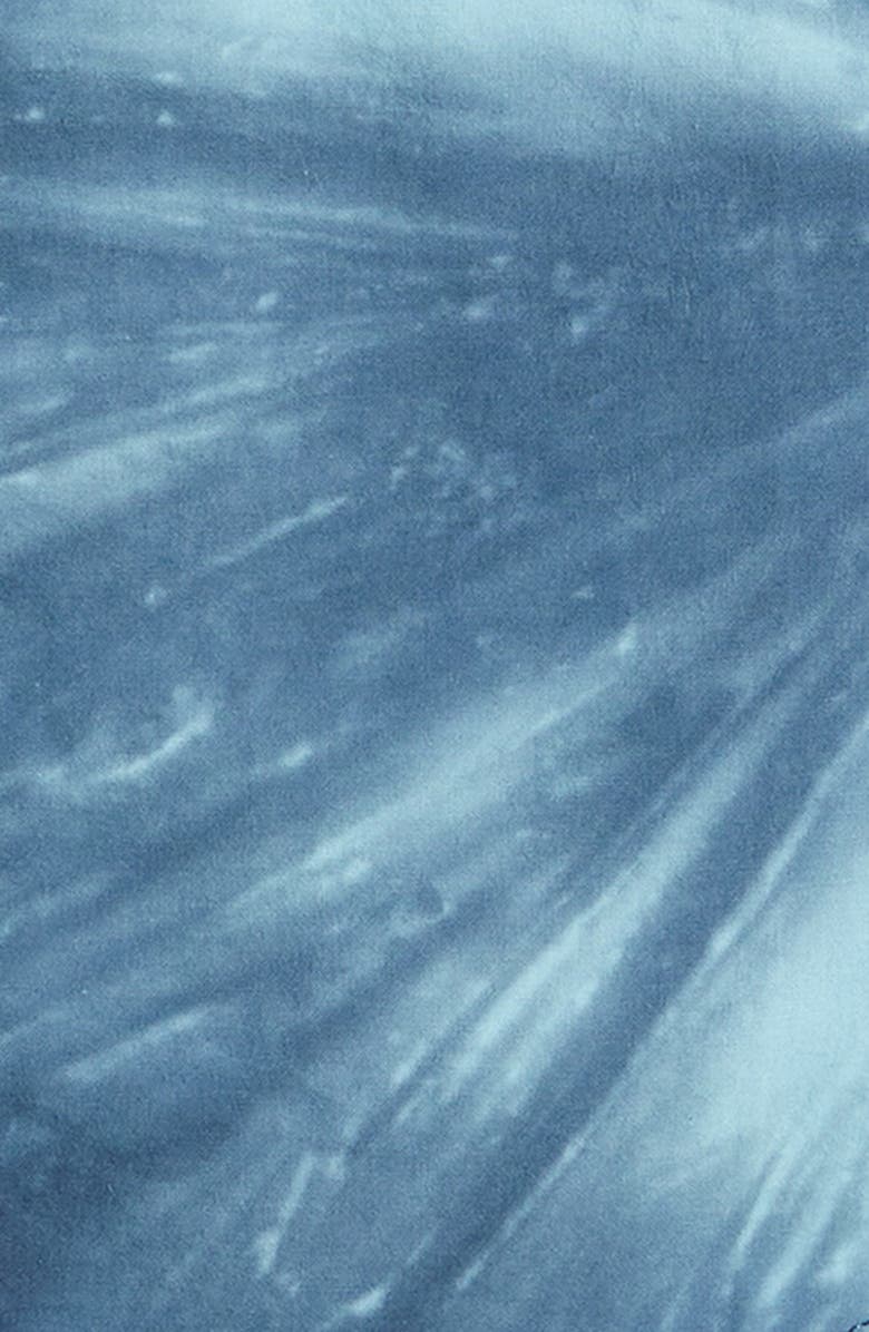 Vans Kids' Viewside Tie Dye Short Sleeve Button-Up Shirt, Alternate, color, Vans Teal