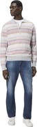 Missoni Long-sleeved Zig Zag Knit Polo Shirt With Half-zip Collar