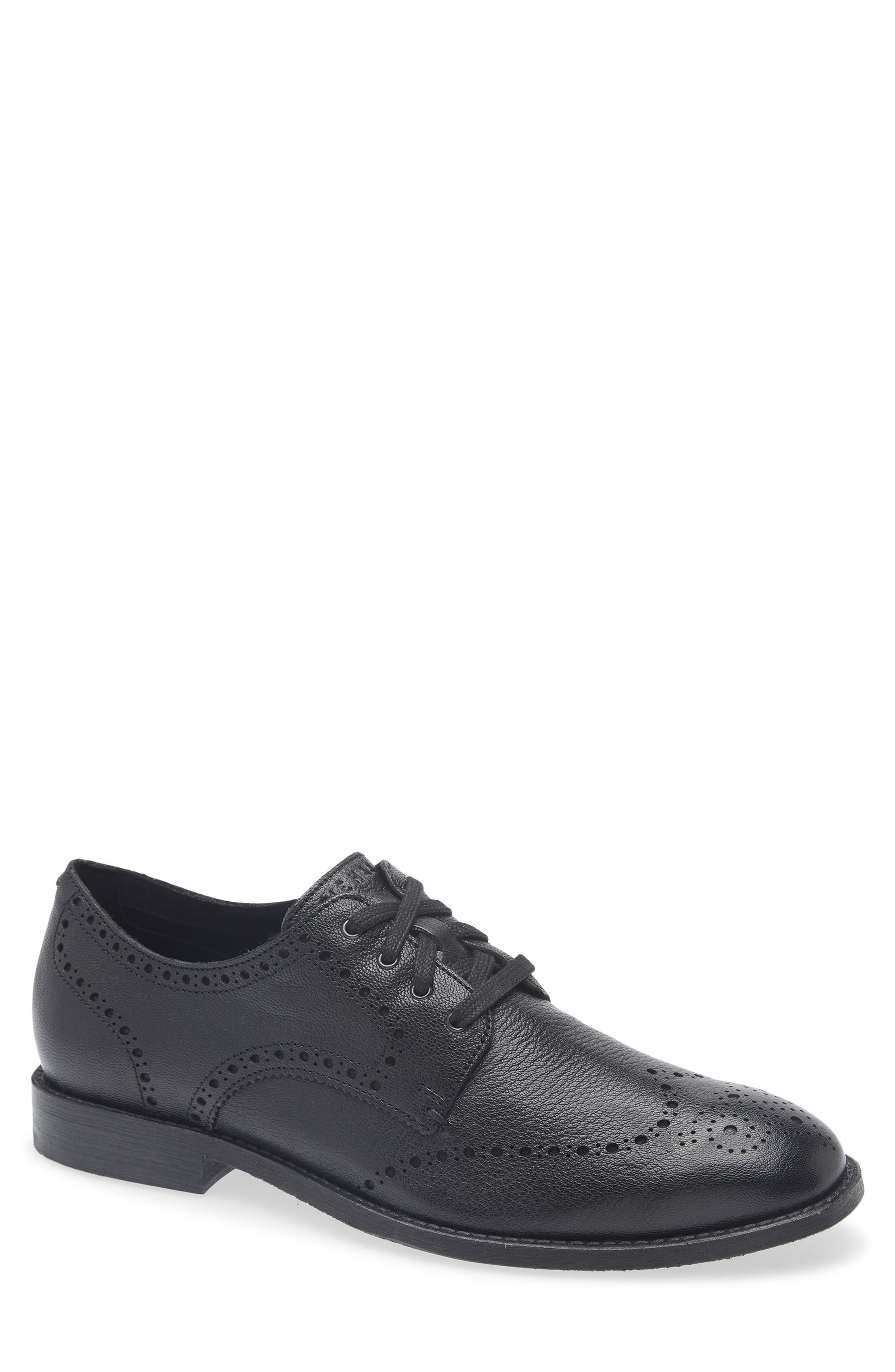 Cole Haan Feathercraft Grand Wingtip, Main, color, Black