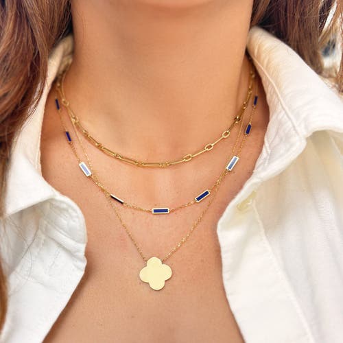 The Lovery Fine Jewelry Round Link Paperclip Chain Necklace In Gold