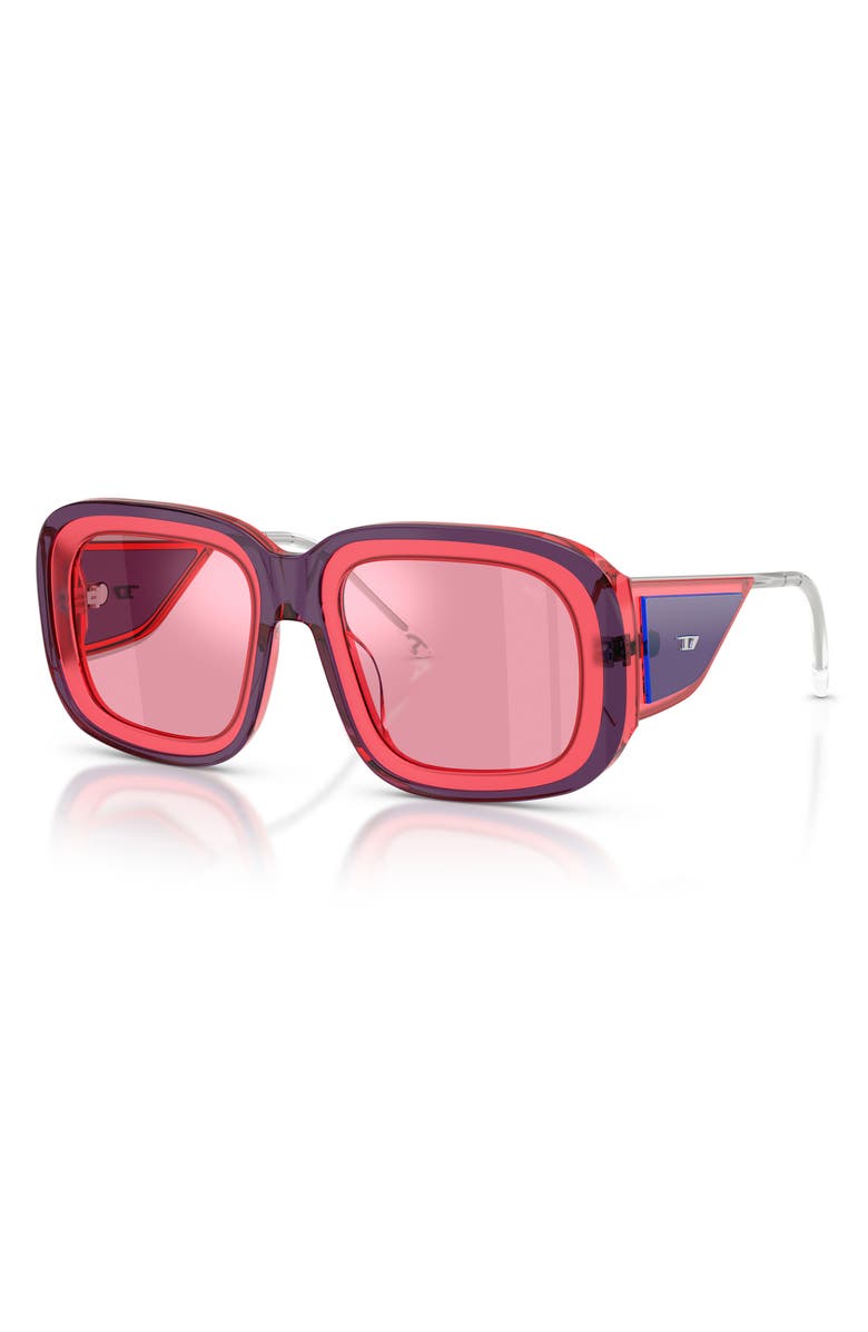 DIESEL<sup>®</sup> 52mm Square Sunglasses, Alternate, color, 