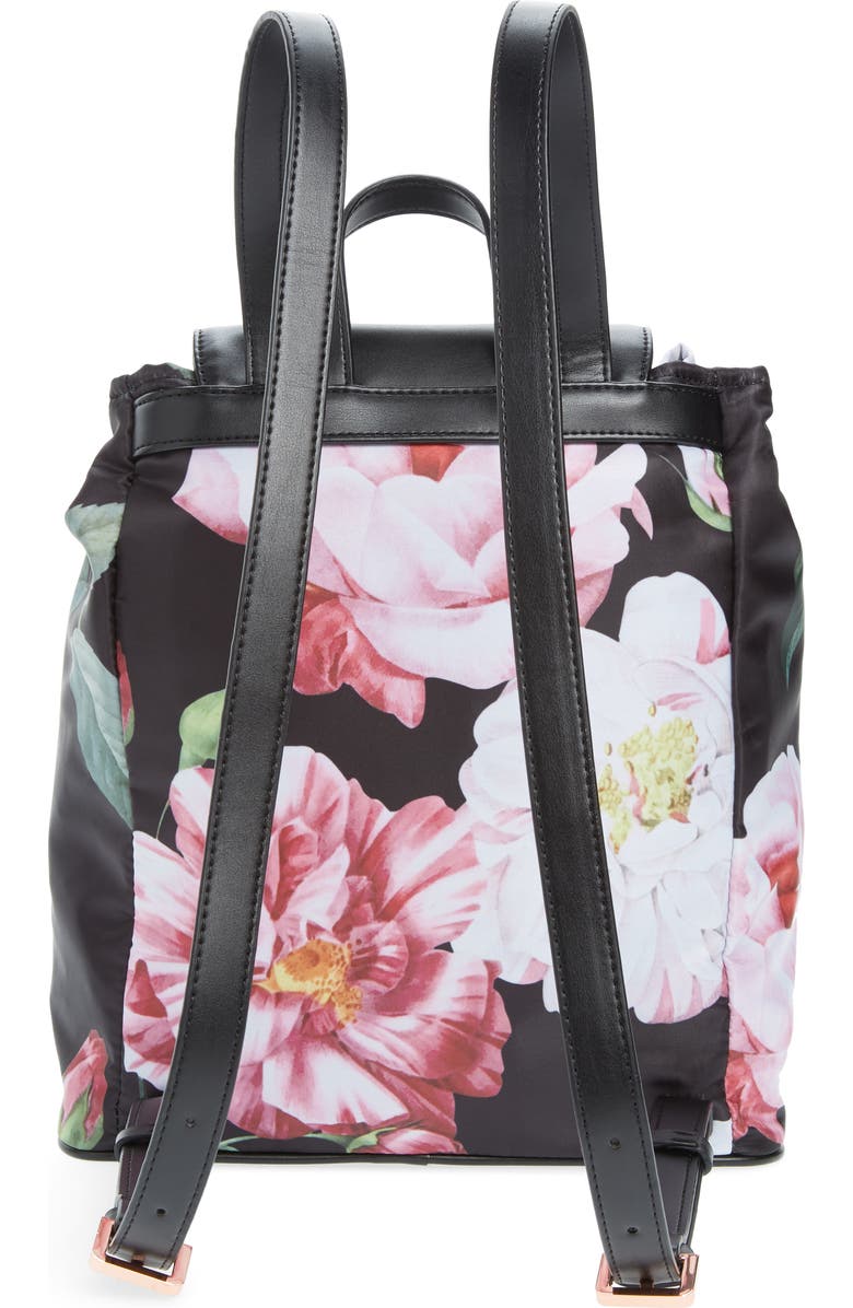 Ted Baker London Jullie Iguazu Print Nylon Backpack, Alternate, color,
