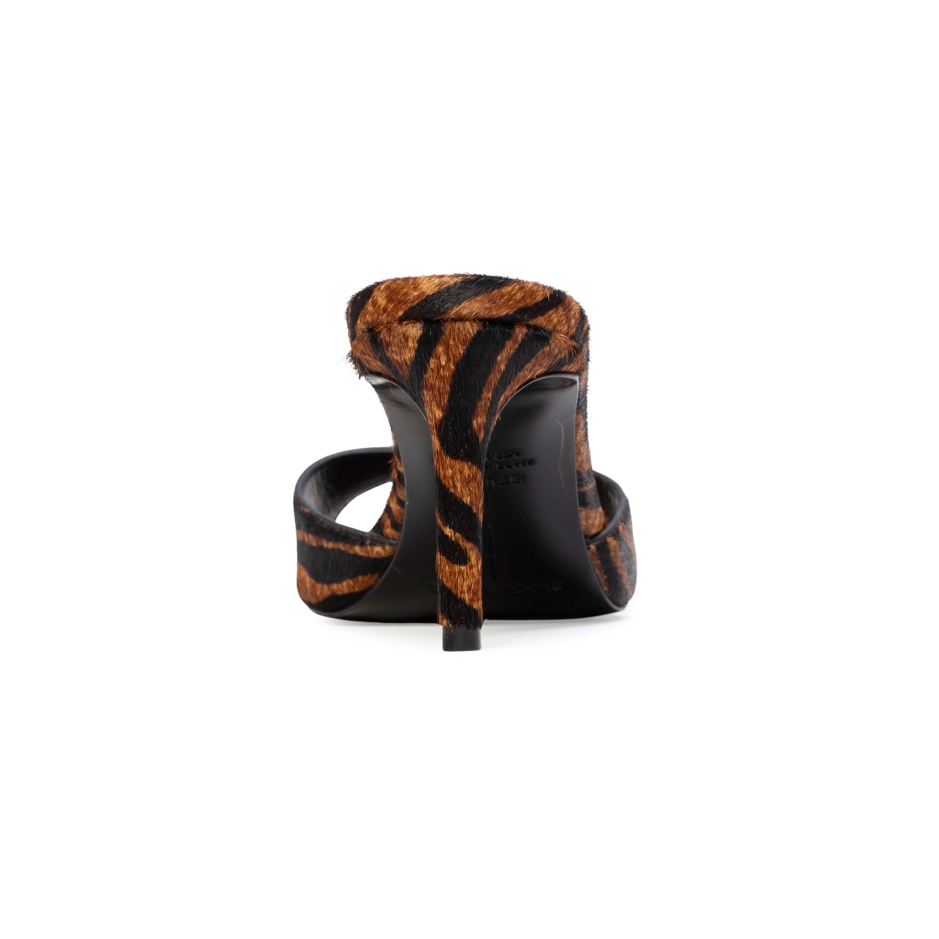 Freddie 70 Fur Mule, Alternate, color, Brown Zebra Pony Hair