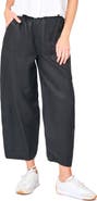 GIBSONLOOK Crop Barrel Leg Cotton Pants