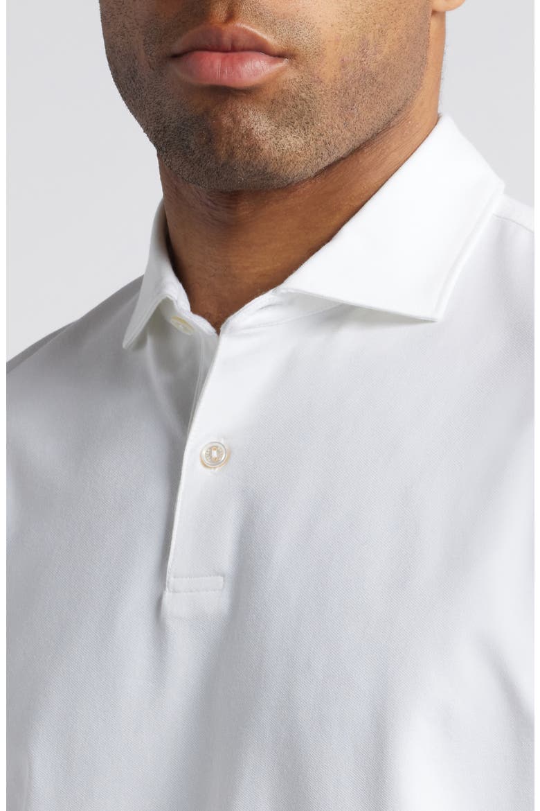 Crown Crafted Albatross Pima Cotton Blend Polo, Alternate, color, WHITE