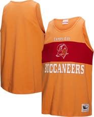 Mitchell & Ness Men's Mitchell & Ness Orange Tampa Bay Buccaneers Retro Colorblock Tank Top