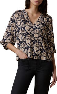 Faherty Portia Floral Top