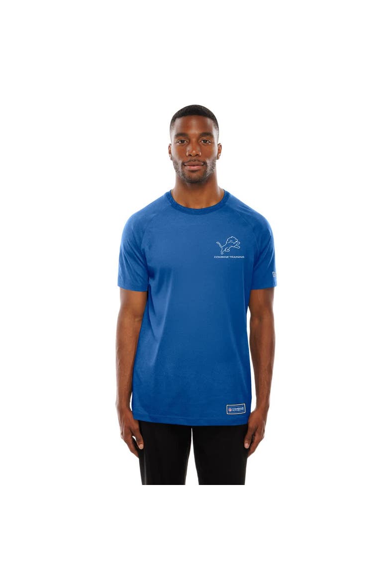 Men's New Era  Blue Detroit Lions Functional Fandom Reflective T-Shirt, Alternate, color, Blue