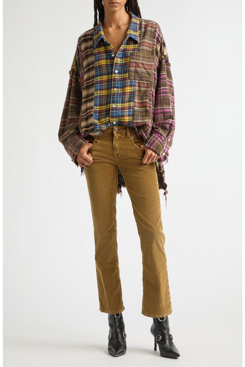 Boy Kick Stretch Corduroy Jeans, Alternate, color, GOLDEN BROWN STRETCH CORD