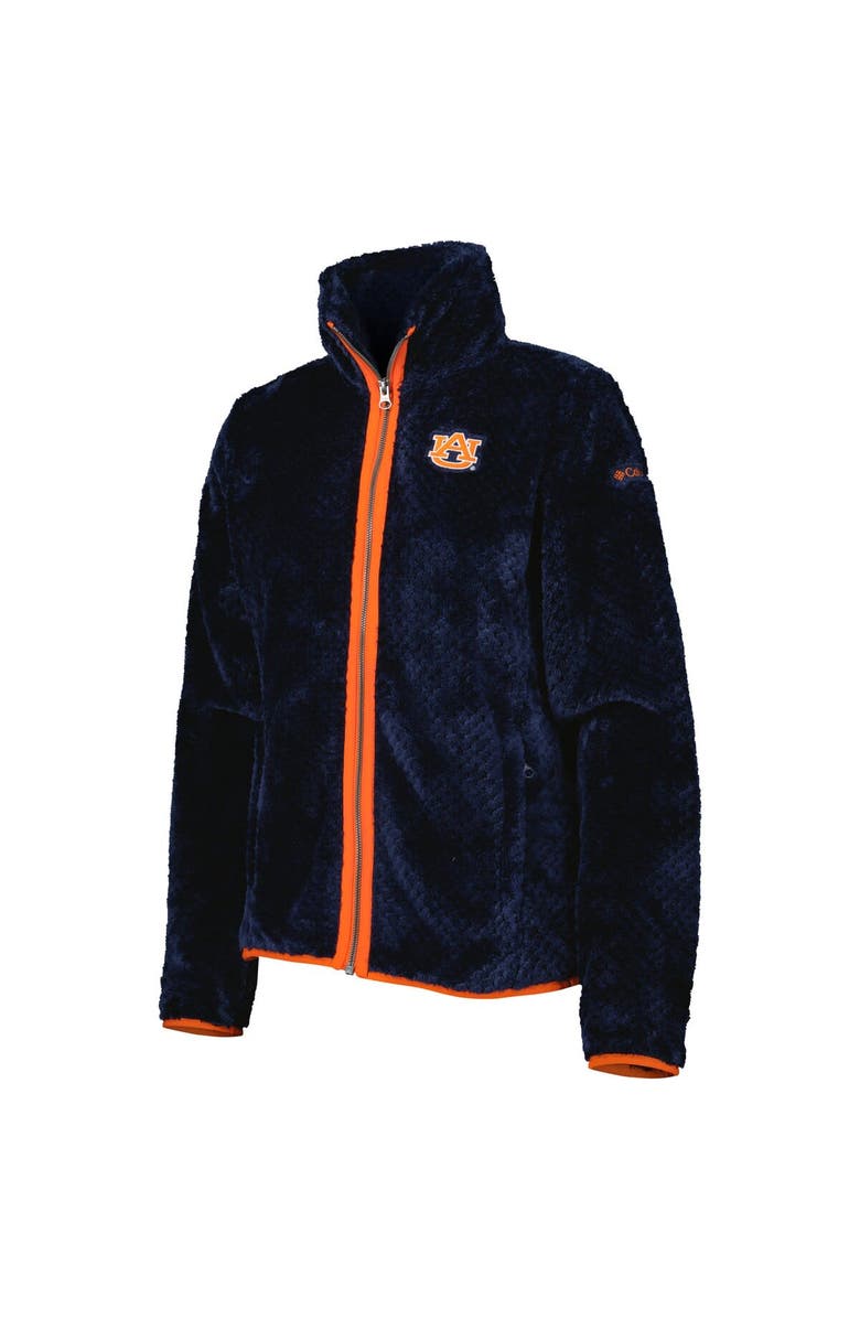 Columbia Women's Columbia Navy Auburn Tigers Fireside II Sherpa Full-Zip Jacket, Alternate, color, 