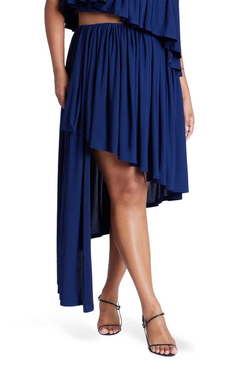 Cascading Asym Skirt
