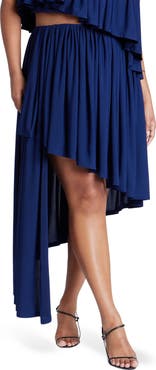 ELOQUII Cascading Asym Skirt