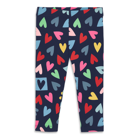 Baby Legging In Rainbow Candy Hearts