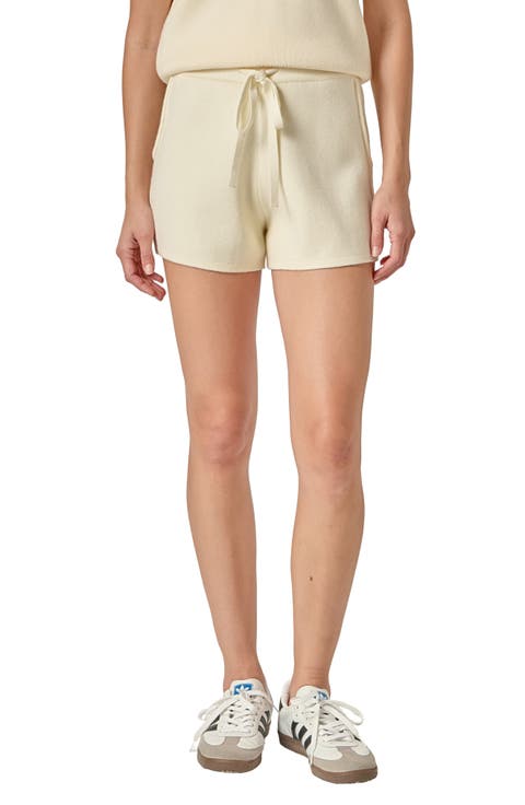 Tie Waist Knit Shorts