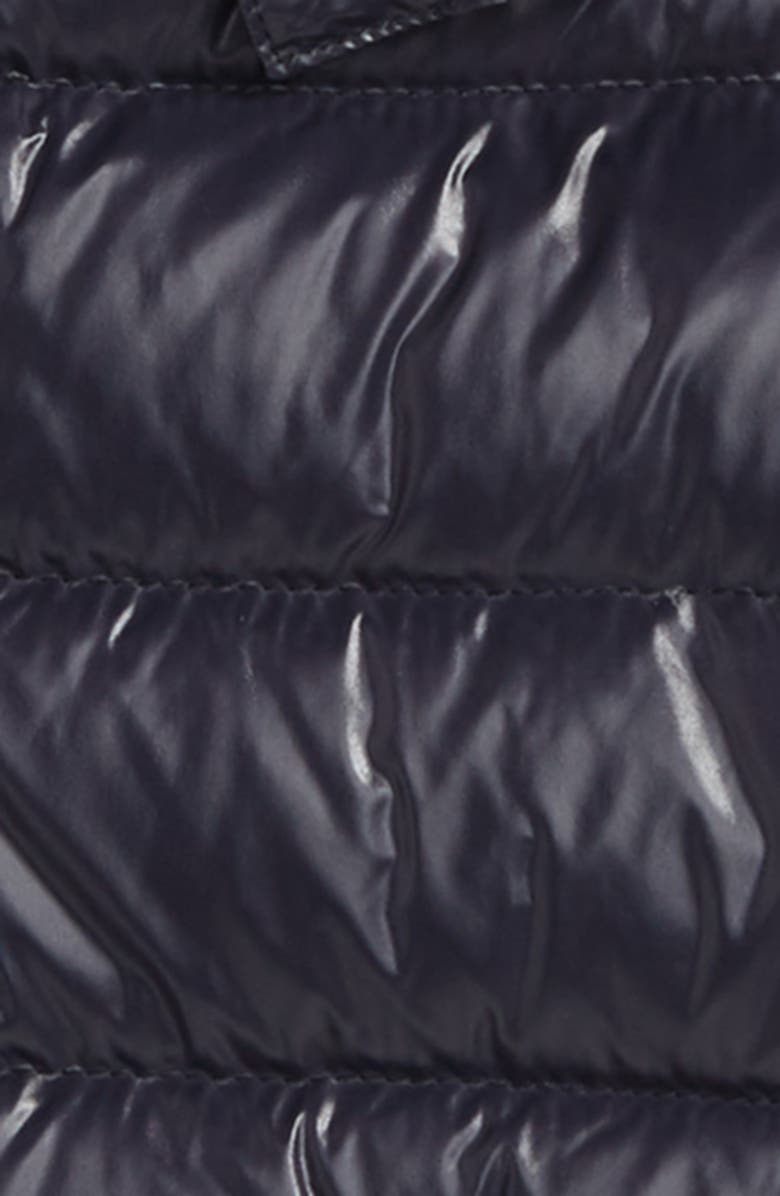 Moncler Moka Long Hooded Water Resistant Down Jacket, Alternate, color,