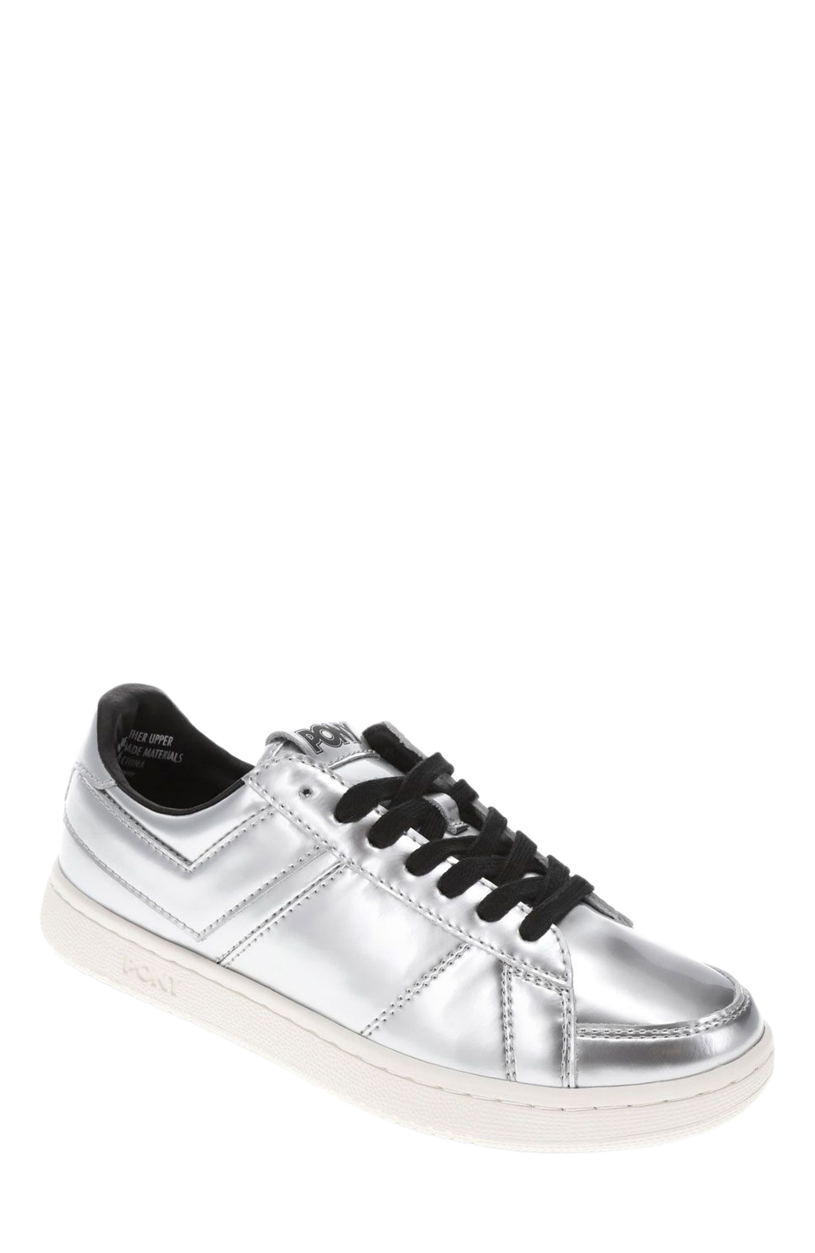 PONY M-80 Low Metallic Sneakers, Main, color, 