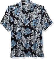 Tommy Bahama Ravello Floral Short Sleeve Silk Button-Up Shirt