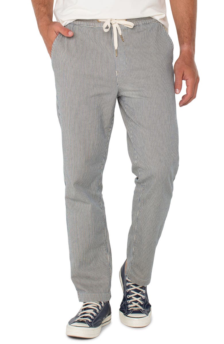 Liverpool Los Angeles Stripe Stretch Cotton Joggers, Main, color,