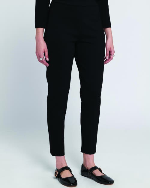 Elle Collection Slim Leg Trouser Skinny Pants In Black