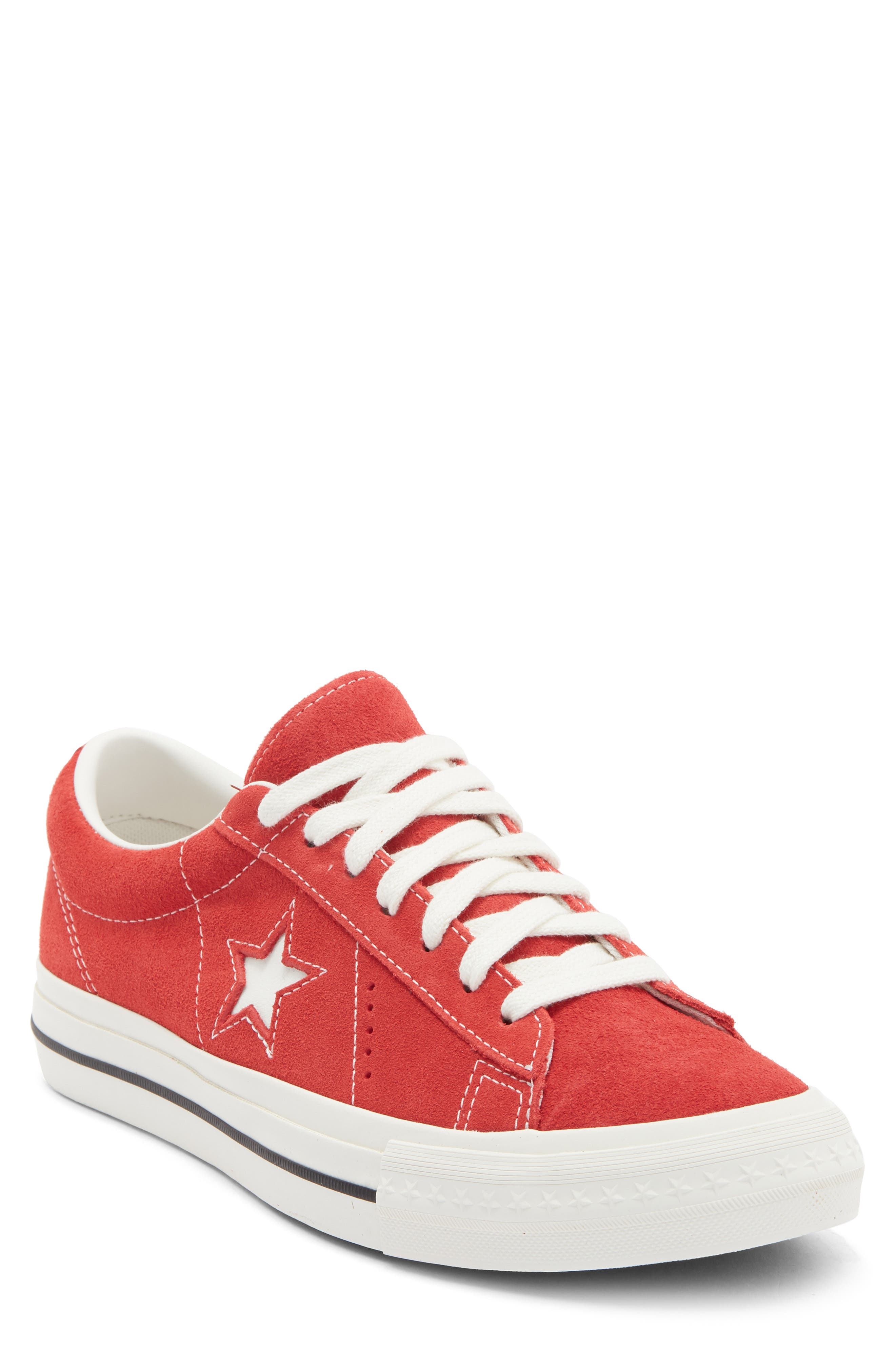 One Star 95 Sneaker, Main, color, RED/ VINTAGE WHITE