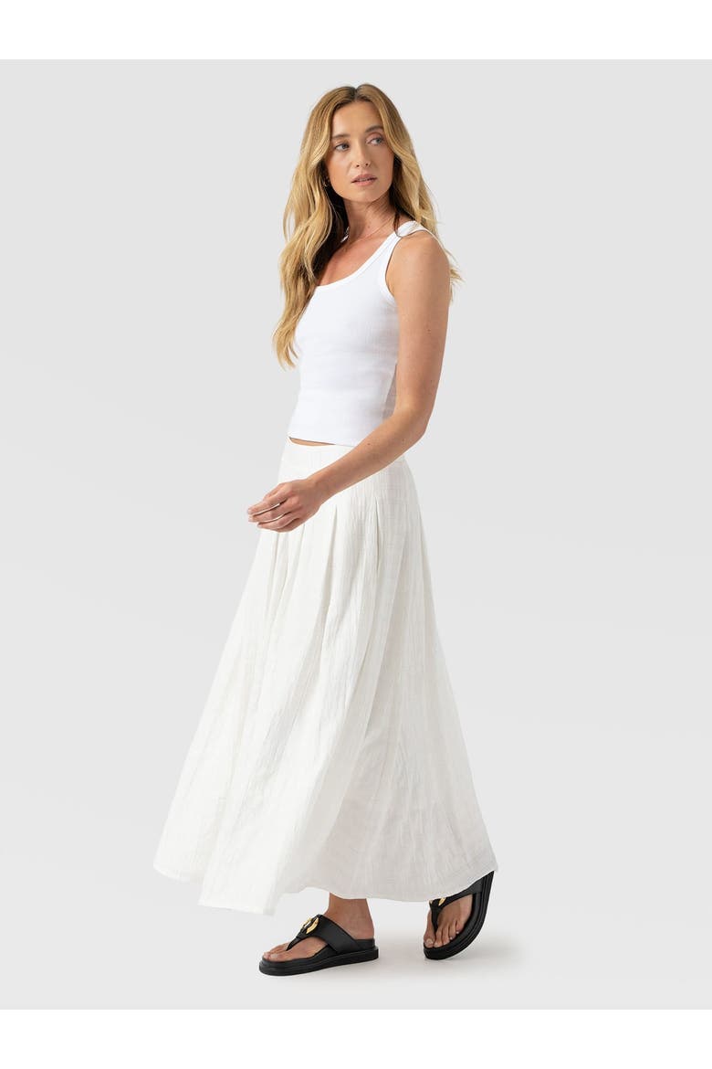 Saint + Sofia Eliza Pleated Skirt (Women) | Nordstrom
