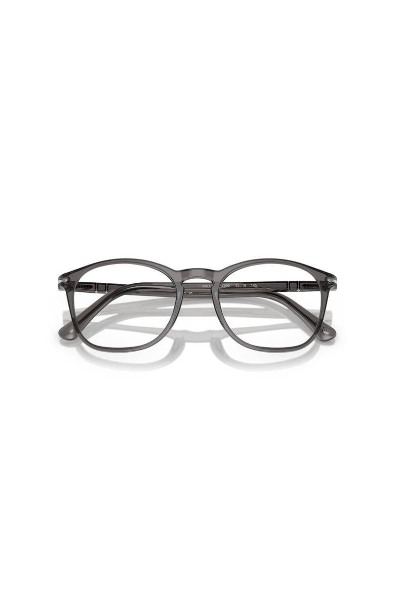 Persol 50mm Square optical glasses, Alternate, color, Grey