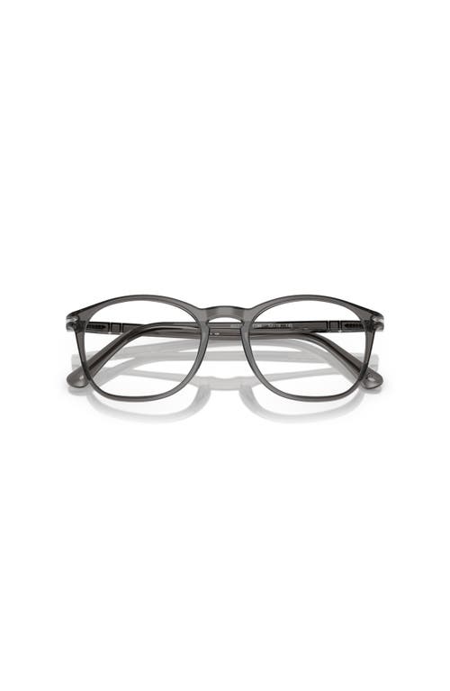 Persol 52mm Square Optical Glasses In Gray
