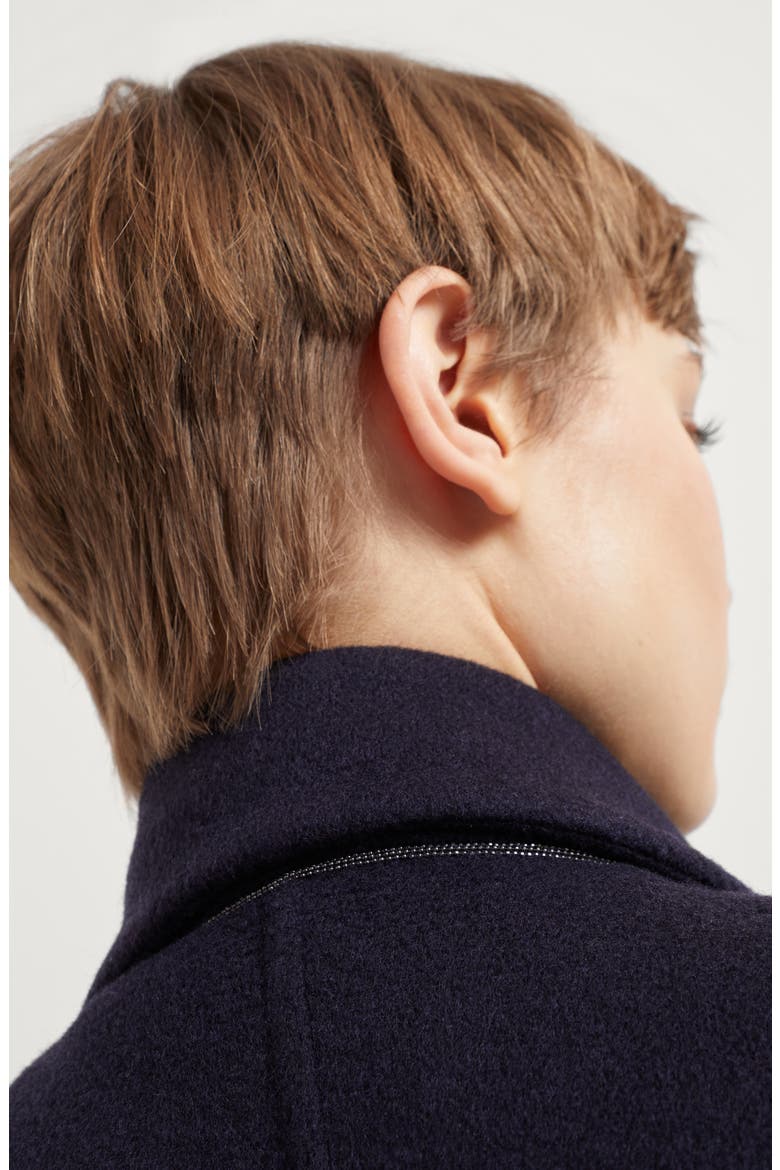 Hand-finished Caban jacket, Alternate, color, Blue