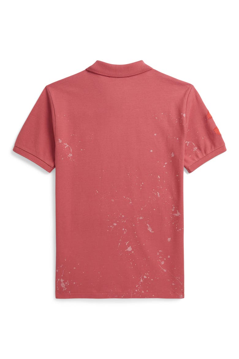 Kids' Cotton Mesh Polo, Alternate, color, ADIRONDACK BERRY