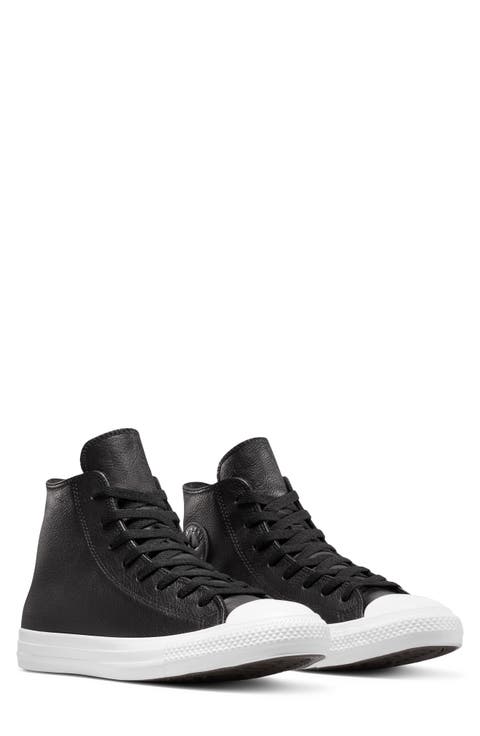 Chuck Taylor® All Star® Water Repellent Leather High Top Sneaker (Men)