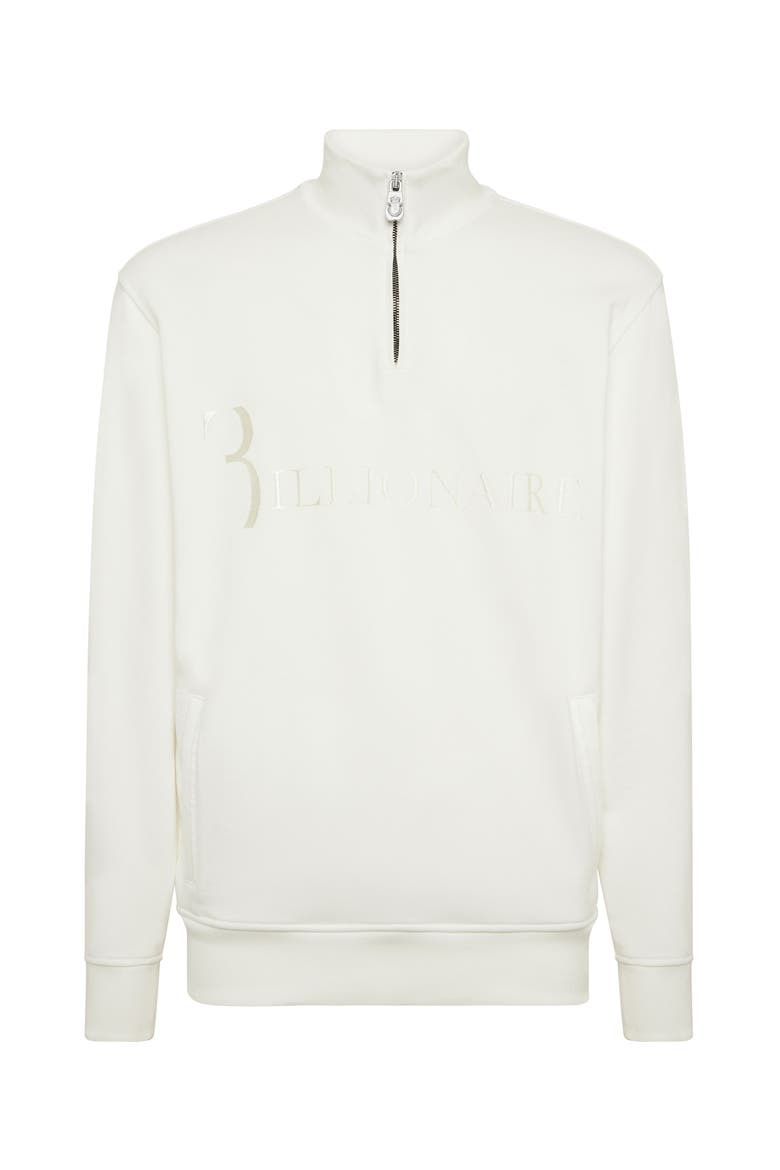 Half-Zip Tracksuit Jacket Logo Men, Main, color, OffWhite
