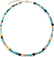 Monica Vinader Beaded Stone Necklace