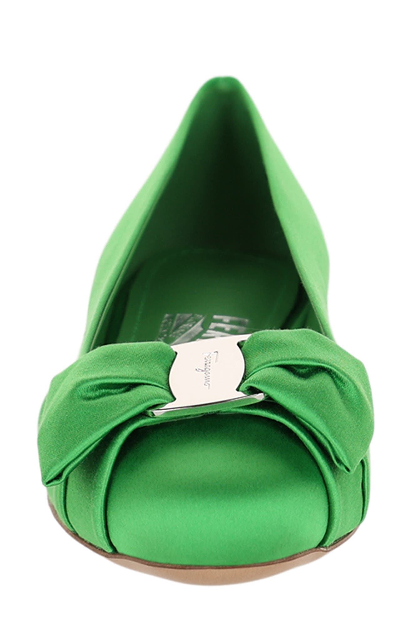 FERRAGAMO Varina Bow Flat, Alternate, color, 